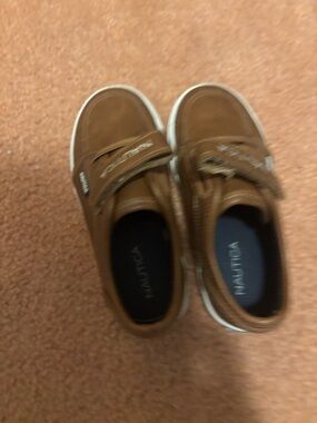 Nautica Brown Kids' Velcro Casual Sneakers